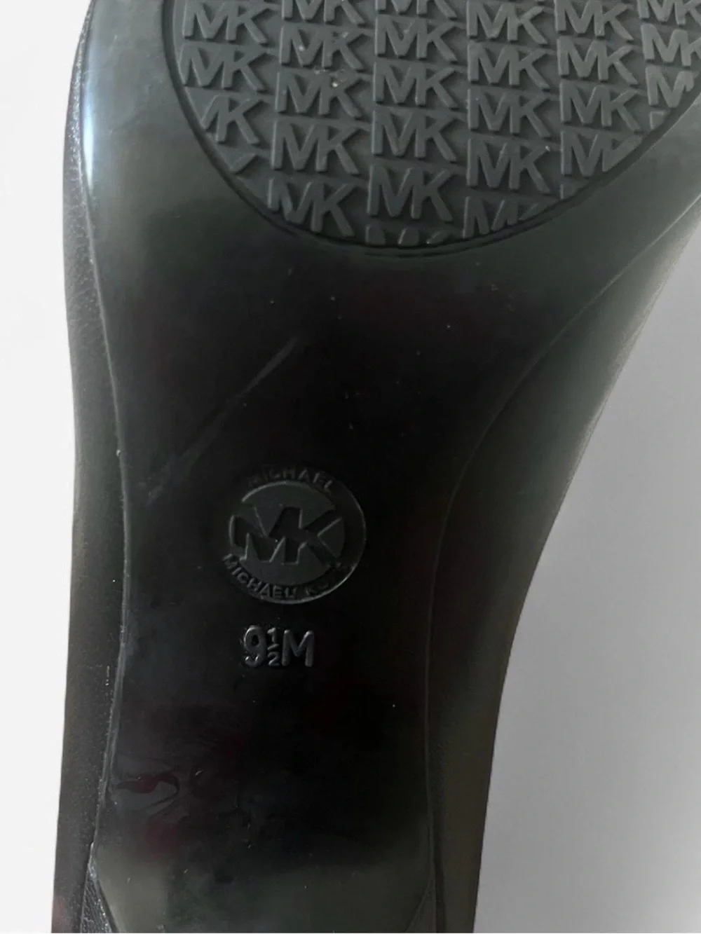 Michael Kors Black Leather Pointed Toe Pumps Women’s 9.5M Stiletto Heels